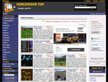 Tablet Screenshot of minijuegostop.com.mx